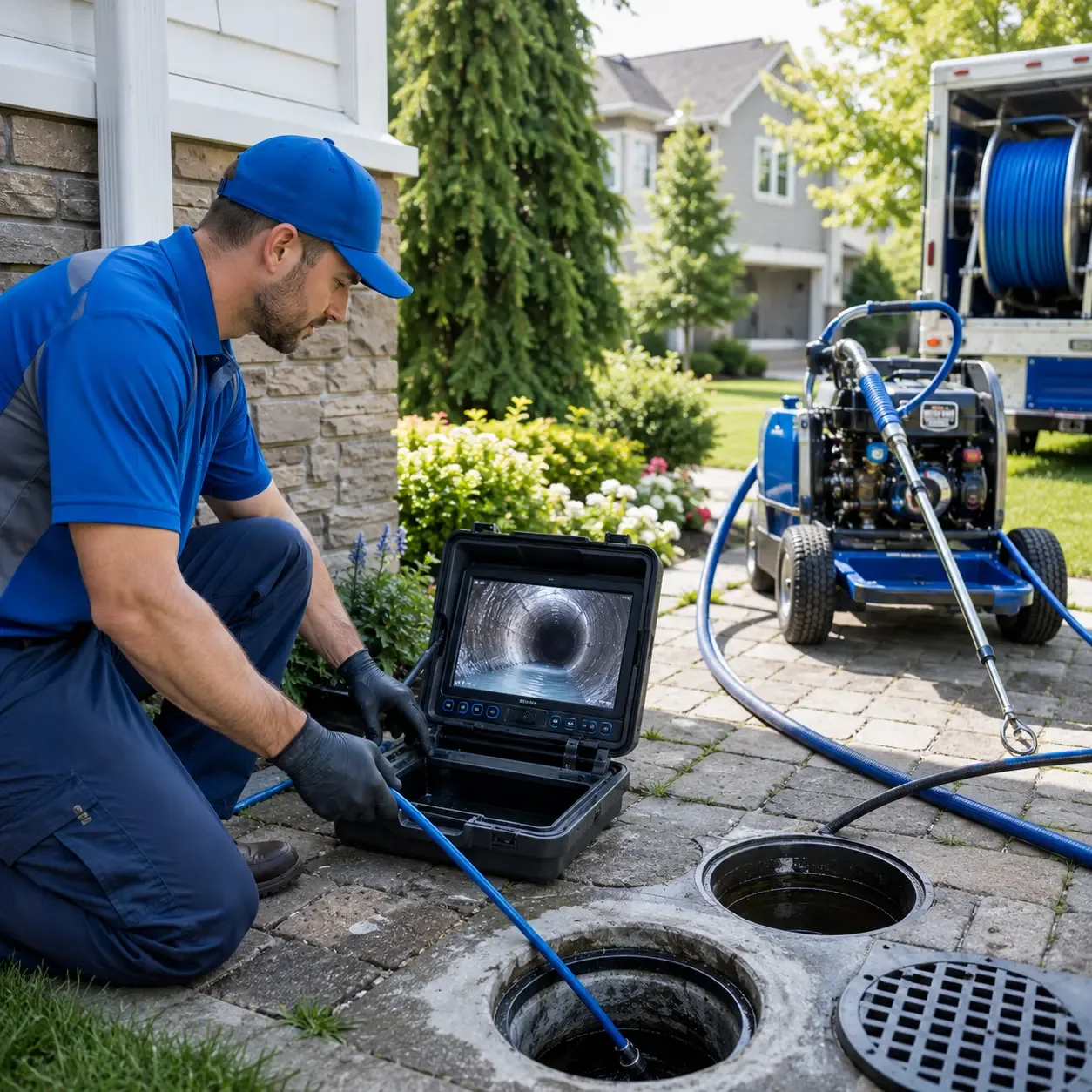 Outdoor drain cleaning professionals serving Chatham, MI