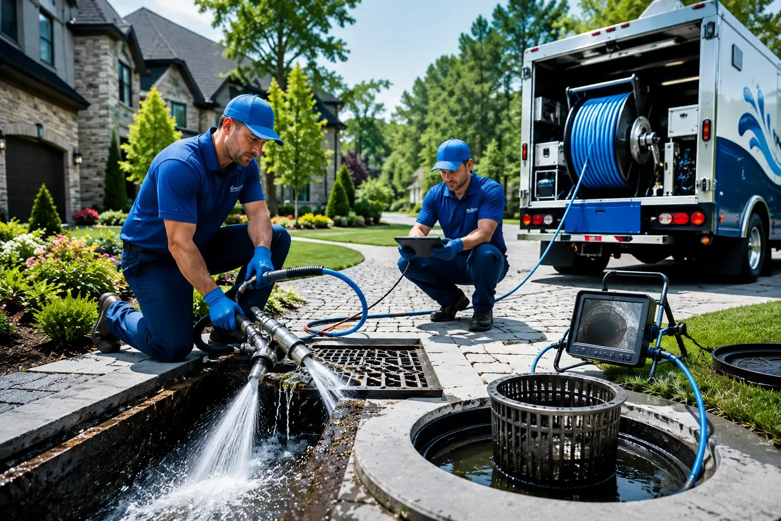 Local outdoor drain cleaning professionals in Chatham, MI